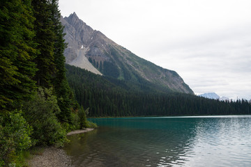 Overcast day at Emeral Lake