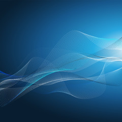 Abstract Background With 3D Transparent Wavy Pattern