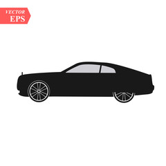 Obraz na płótnie Canvas Car vector icon. Isolated simple front car logo illustration. Sign
