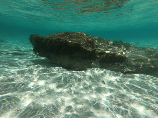 Unterwasser tauchen im Meer mit Actioncam