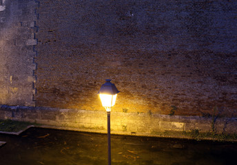 Street lamp in the night