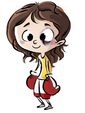 ni&ntilde;a boxeadora