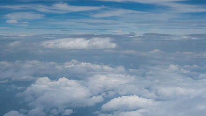 Dramatic cloudy sky in the nature
