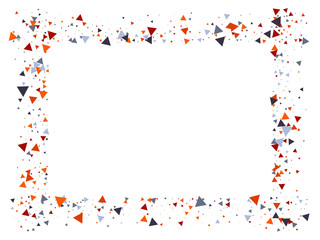 Bang, Blast, Moved Particles, Vector Explosion Border. Broken Glass Moving Memphis Bright Fragmentation. Stars, Glitter, Trendy Cosmic Frame, Vortex, Shattered Fragments. Hipster Cool Memphis Border.