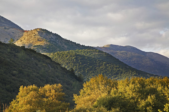 Mountains near Filiates. Greece