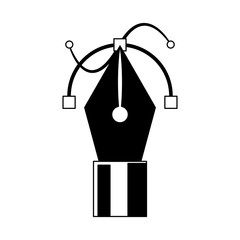 Vector fountain pen symbol vector illustration graphic design
