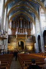 Interior of the Albi cathedral