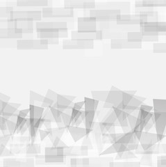 Geometric white and grey abstract background design, template