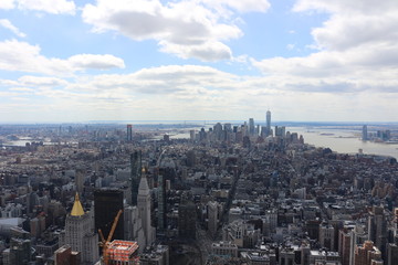 Lower Manhattan seen from the Empire State Building