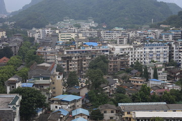 Obraz premium Foggy Day in Guilin, China