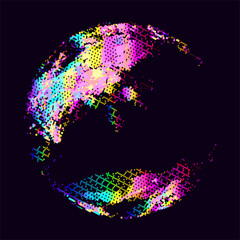 abstract vector background-Dot Graphics