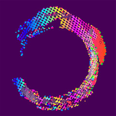 abstract vector background-Dot Graphics