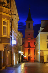 Church of Our Lady of Czestochowa in Zielona Gora. Poland