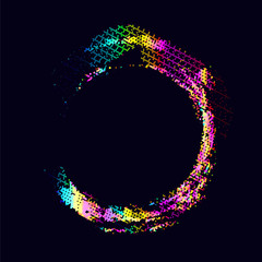 abstract vector background-Dot Graphics