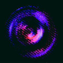 abstract vector background-Dot Graphics