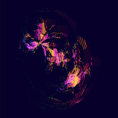 abstract vector background-Dot Graphics