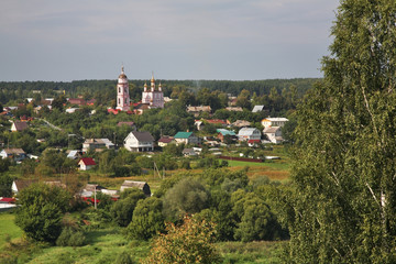 Fototapeta na wymiar Church of Nativity of Blessed Virgin Mary in Borovsk. Kaluga oblast. Russia