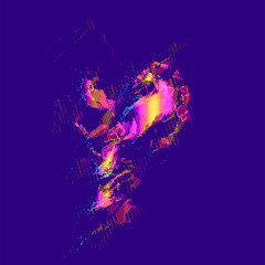 Obraz premium abstract vector background-Dot Graphics