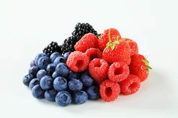 Fresh mixed berries