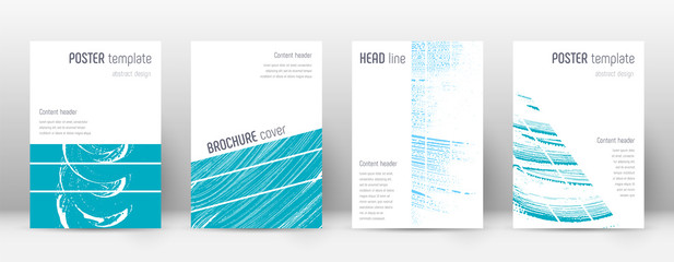 Cover page design template. Geometric brochure layout. Bizarre trendy abstract cover page. Pink and 