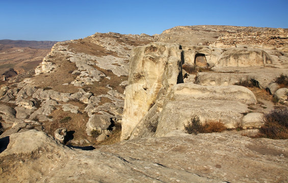      Uplistsikhe cave complex (Lord's fortress) near Gori. Shida Kartli region. Georgia