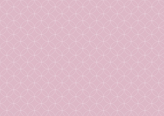 パターン-七宝 桃色
