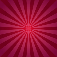 Sunlight abstract background. Red burst background. Vector illustration. Sun beam ray sunburst pattern