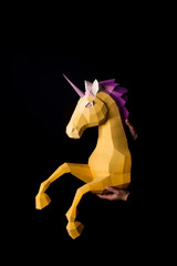 Unicorn - a mythical being symbolizing integrity © dmytrobandak