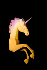 Unicorn - a mythical being symbolizing integrity © dmytrobandak