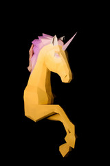 Unicorn - a mythical being symbolizing integrity © dmytrobandak