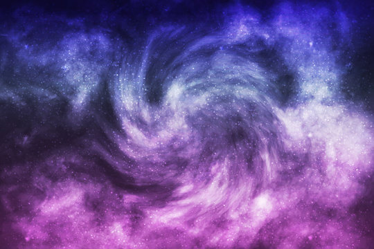 Fototapeta Vector realistic cosmic galaxy background for decoration and covering. Concept of space, nebula and cosmos.