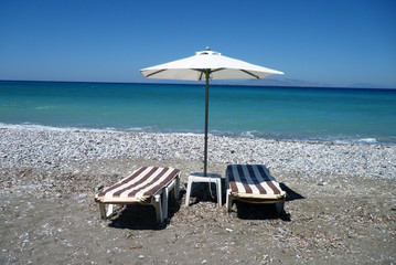 Beach and deck chair