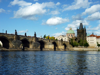 Fototapeta na wymiar Prague, Czech Republic, bridge