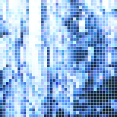 abstract vector square pixel mosaic background