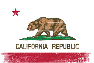 California republic scratched flag