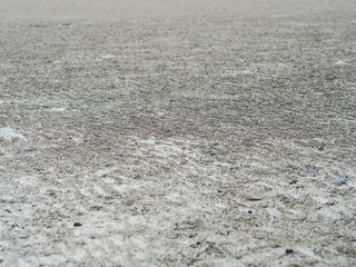 Wet sand with sand bubbler from crab hole.