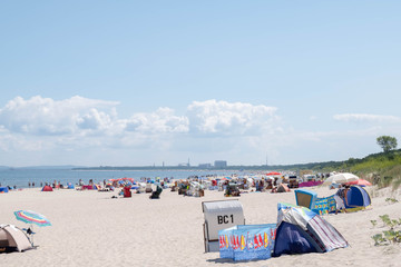 Fototapeta premium Der Strand von Zempin auf Usedom