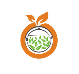 restaurant nature vector logo