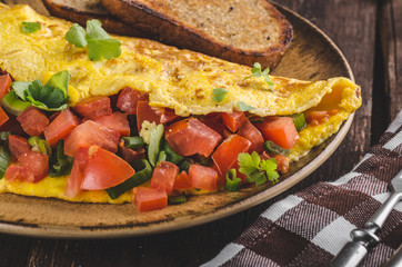 Vegetarian omelette