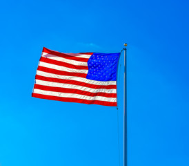 Bright Backlit Flag
