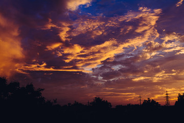 Cloudscape sunset