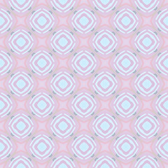 Retro geometric pattern in repeat. Fabric print. Seamless background, mosaic ornament, vintage style.