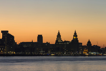 Fototapeta premium Liverpool Waterfront Dawn
