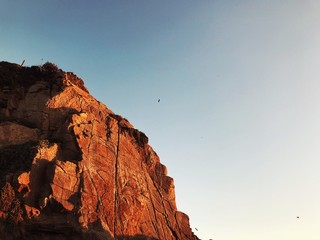 A Chilean Coastal Cliff at Dusk - 217598933