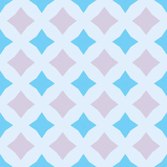 Retro geometric pattern in repeat. Fabric print. Seamless background, mosaic ornament, vintage style.