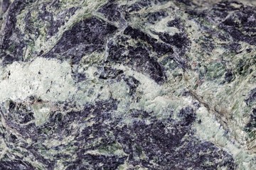 Green serpentinite rocks from the Alps
