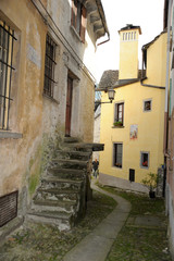 Alpine village in Italy