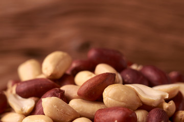 Peanut snacks nuts eating snacks red peanuts peanuts fried peanuts. concept of a good Friday rest