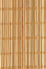 Bamboo mat texture. Natural background. Close up