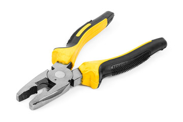 Obraz premium Pliers on white background